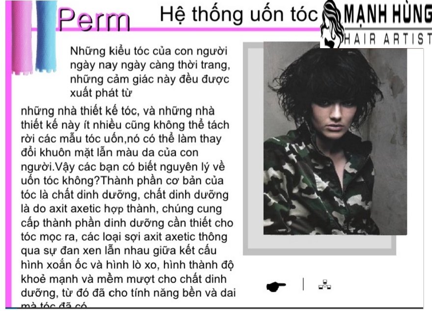 uốn tóc - mạnh hùng hair artist 