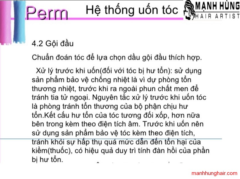 uốn tóc - mạnh hùng hair artist 